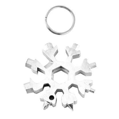 18-in-1 Snowflake Multi-Tool - Versatile Stainless Steel Gadget for All Your Needs