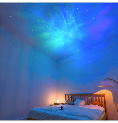 Astronaut Galaxy Star Projector Night Light – LED Nebula Ceiling Lamp