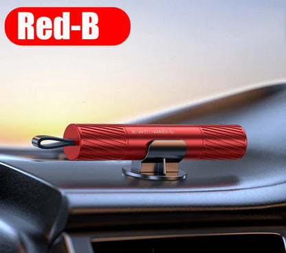 2-in-1 Car Emergency Glass Breaker & Seatbelt Cutter – High-Strength Rescue Tool