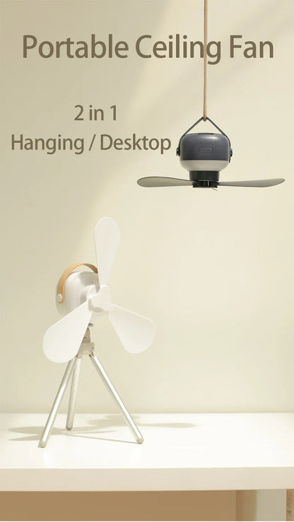 USB Rechargeable Wireless Mini Hanging Fan - Smart Shop (Online Store for wise shoppers) 