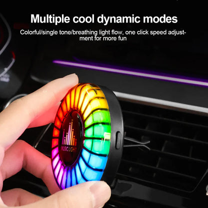 Car Aromatherapy Rhythm Light 1Pc - Smart Shop (Online Store for wise shoppers) 