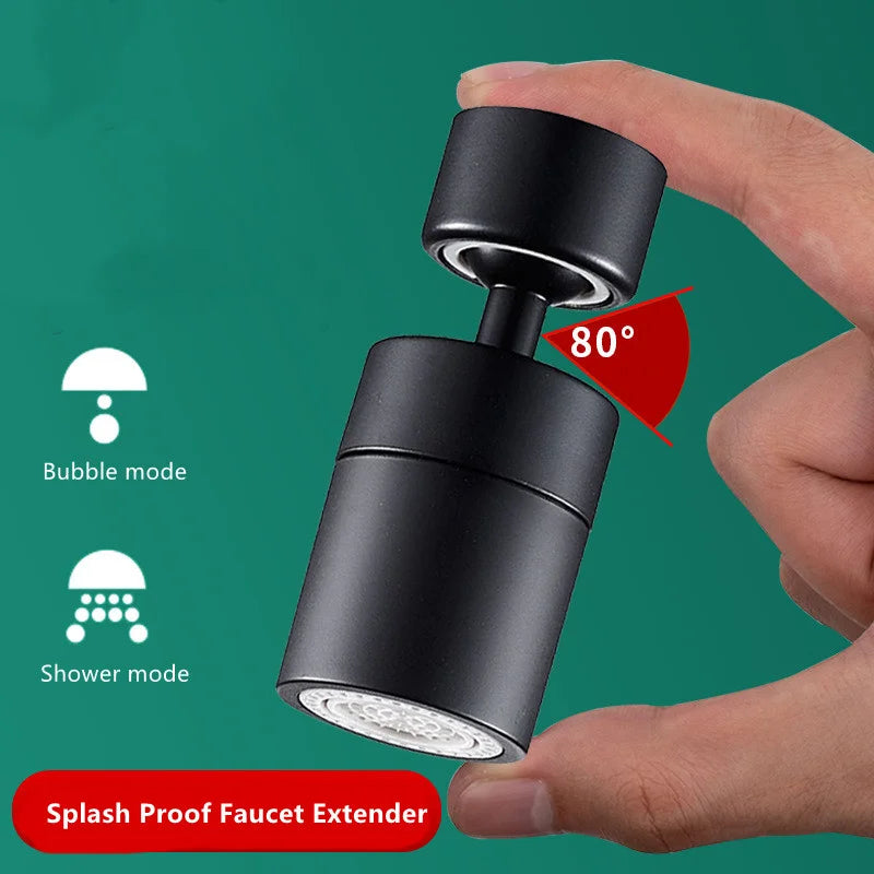 360° Adjustable Dual-Mode Kitchen Faucet Spray Head with Filter