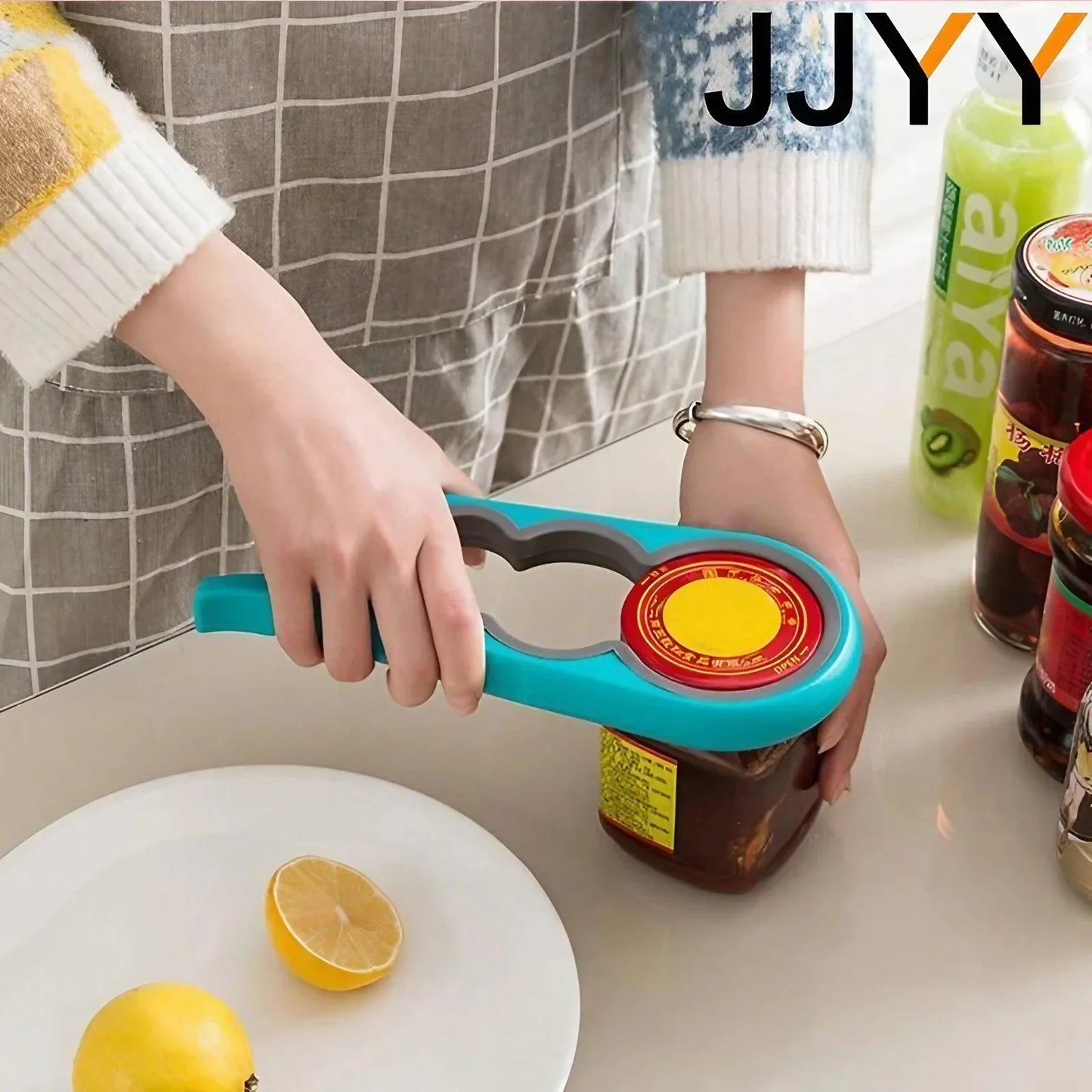 Multi-Functional Non-Slip Bottle and Jar Opener