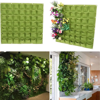 Wall Mounted Planting Grow Bags- 49 Pockets - Smart Shop (Online Store for wise shoppers) 