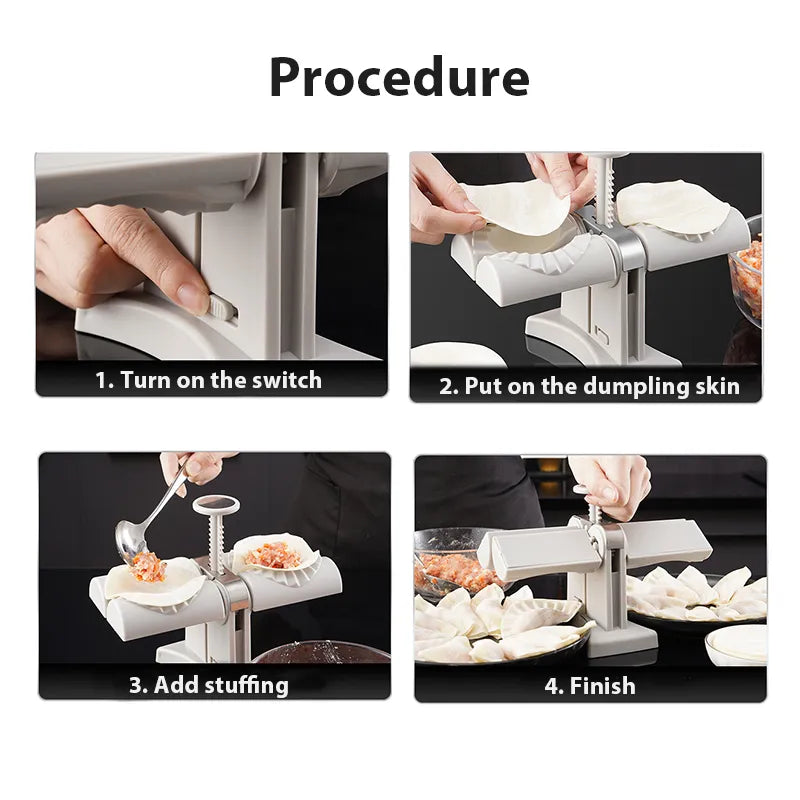 Double-Headed Automatic Dumpling Mold - Smart Shop (Online Store for wise shoppers) 