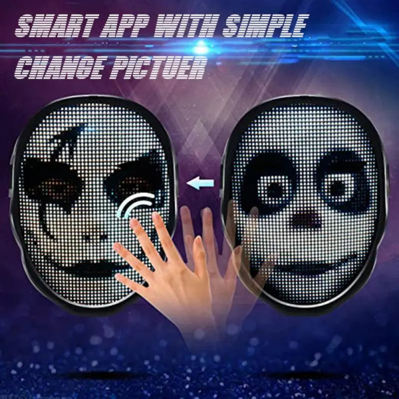 Smart Bluetooth LED Face Mask - Smart Shop (Online Store for wise shoppers) 