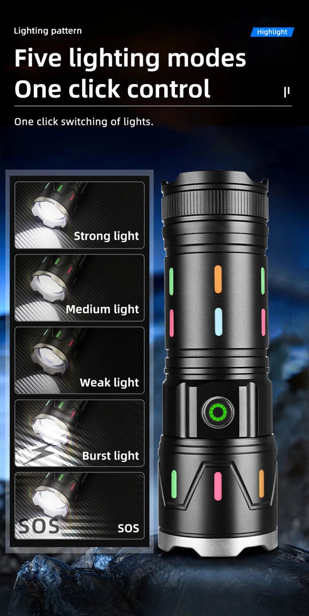 High Power LED Flashlight - Smart Shop (Online Store for wise shoppers) 