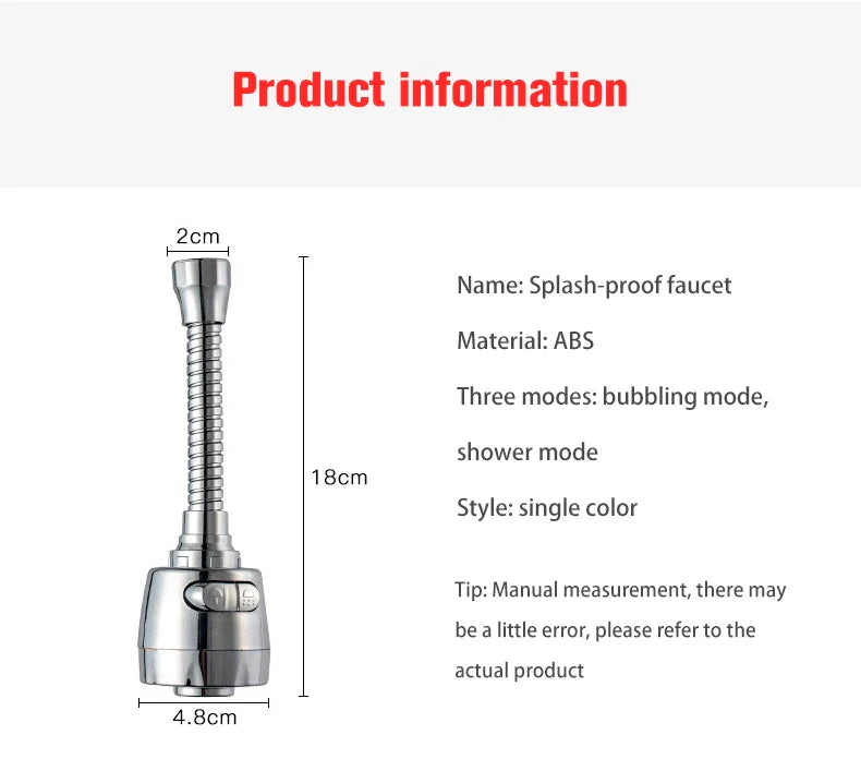 360 Degree Rotatable High Pressure Faucet - Smart Shop (Online Store for wise shoppers) 