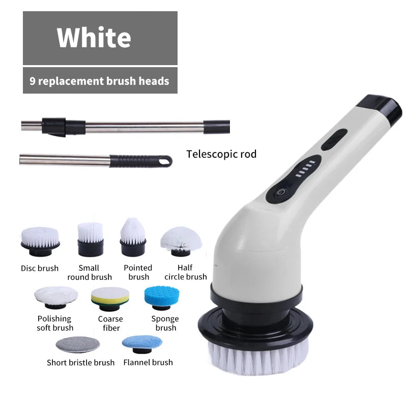 9-in-1 Electric Spin Cleaning Brush