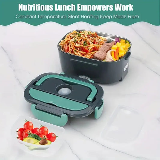 Electric Heating Stainless Steel Lunch Box - Smart Shop (Online Store for wise shoppers) 