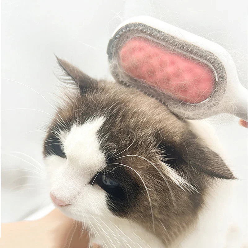 Double-Sided Pet Hair Removal Grooming Brush for Cats and Dogs