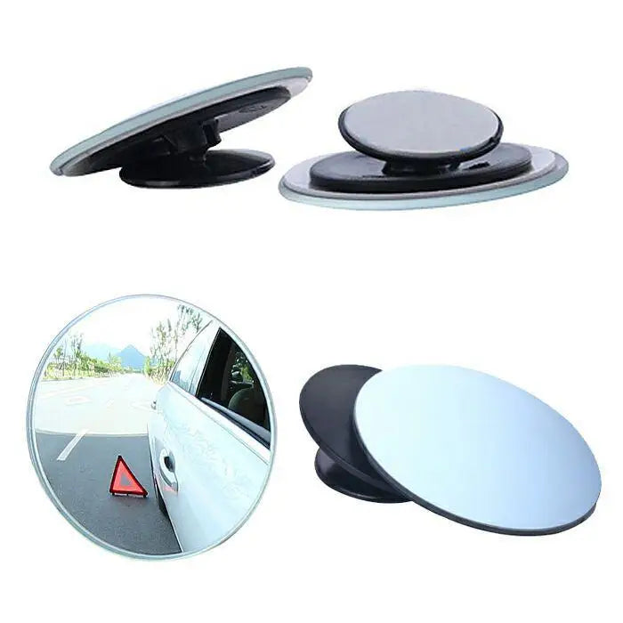 360° Adjustable Car Blind Spot Mirror – Wide Angle Rearview Convex Mirror