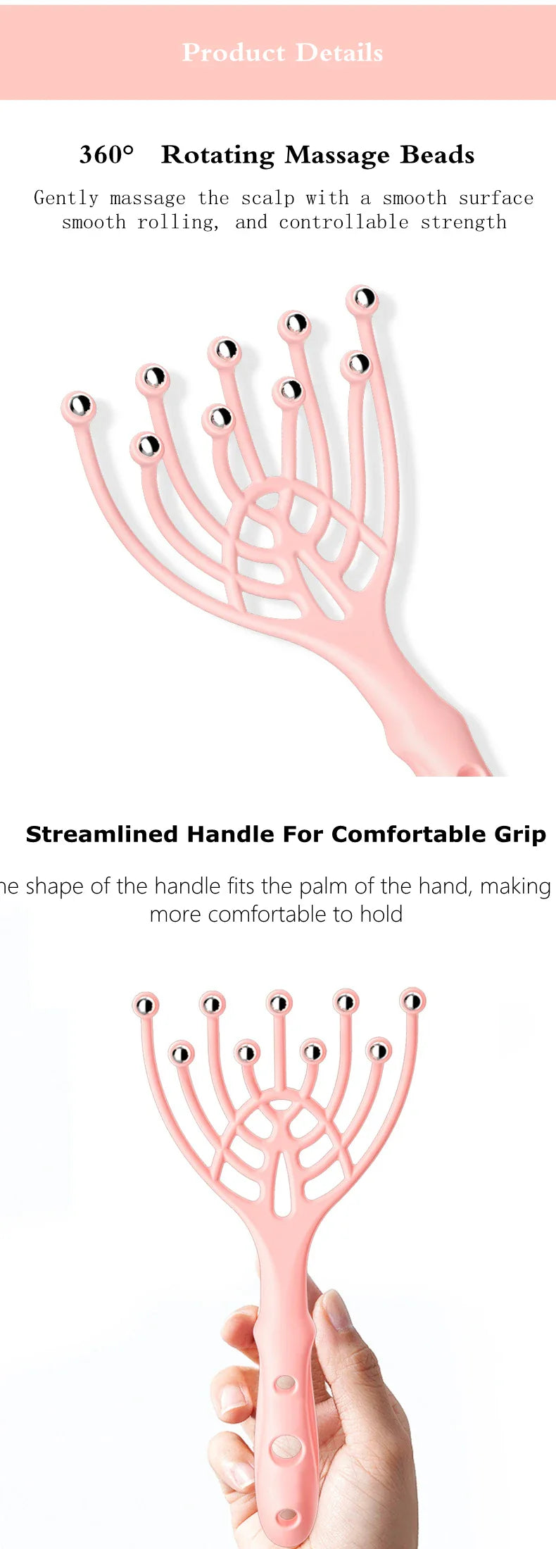 Hand Held Scalp Massage Roller - Smart Shop (Online Store for wise shoppers) 