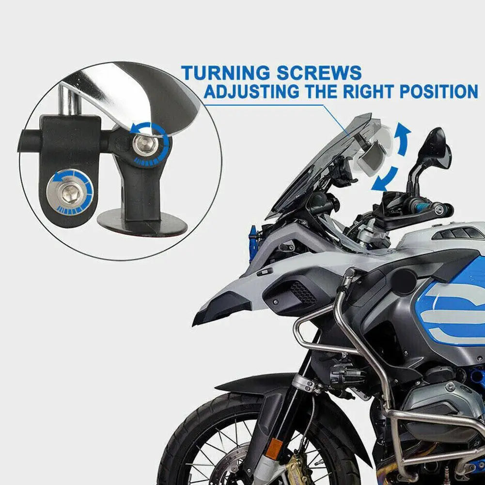 Motorcycle180 Degree Wide Angle Rearview Mirror - Smart Shop (Online Store for wise shoppers) 