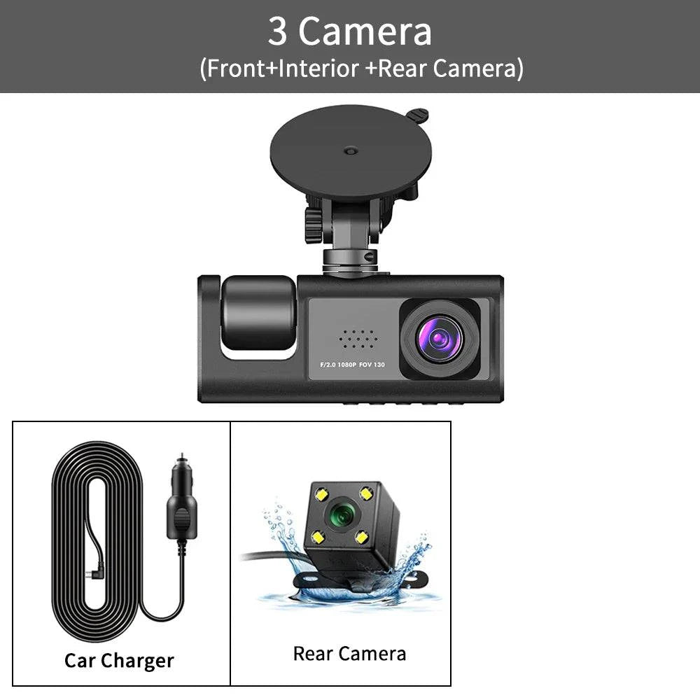 Three Channel Car HD DashCam - Smart Shop (Online Store for wise shoppers) 