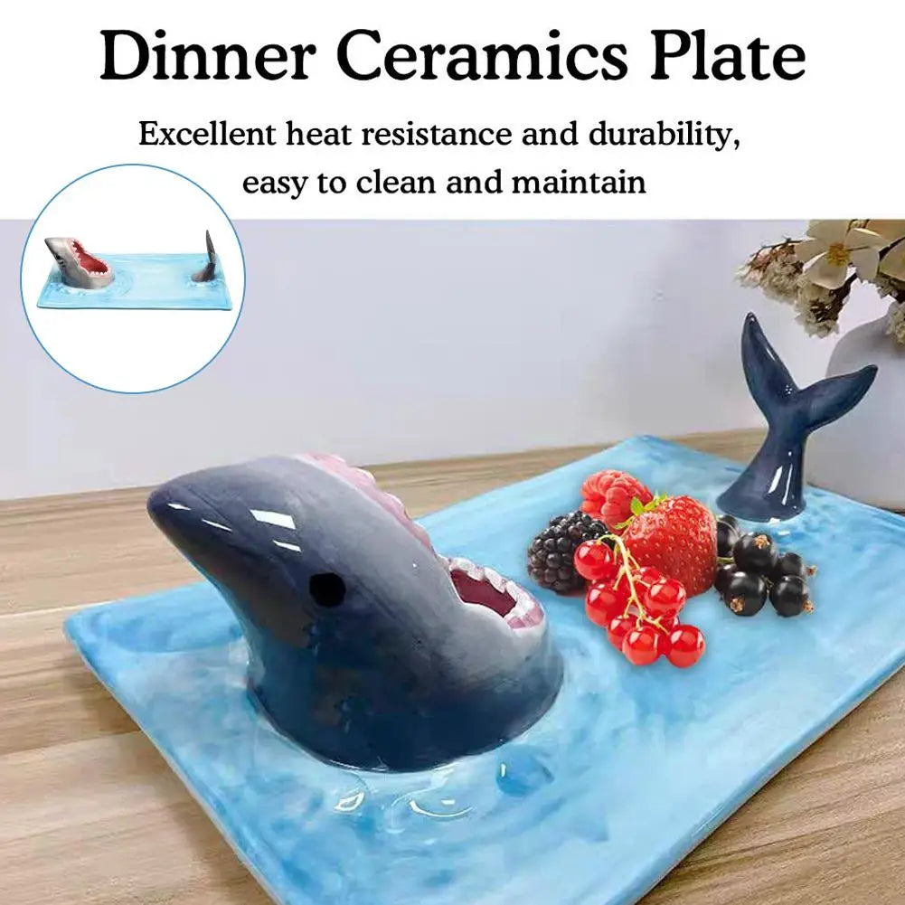 Shark Decorative Plate - Smart Shop (Online Store for wise shoppers) 