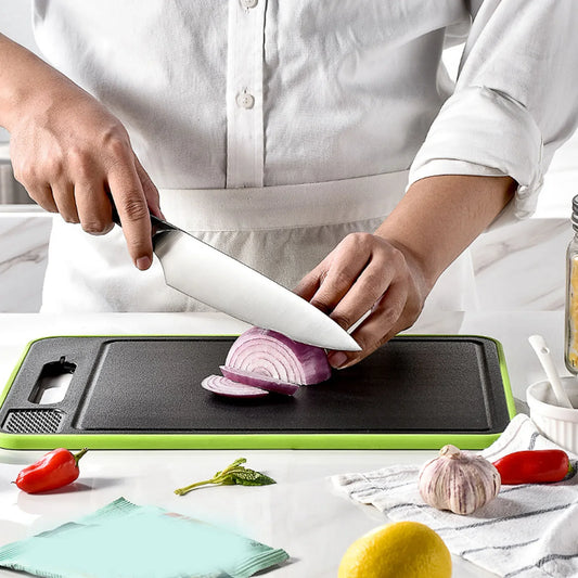 Aluminum Alloy Cutting Board with Knife Sharpener