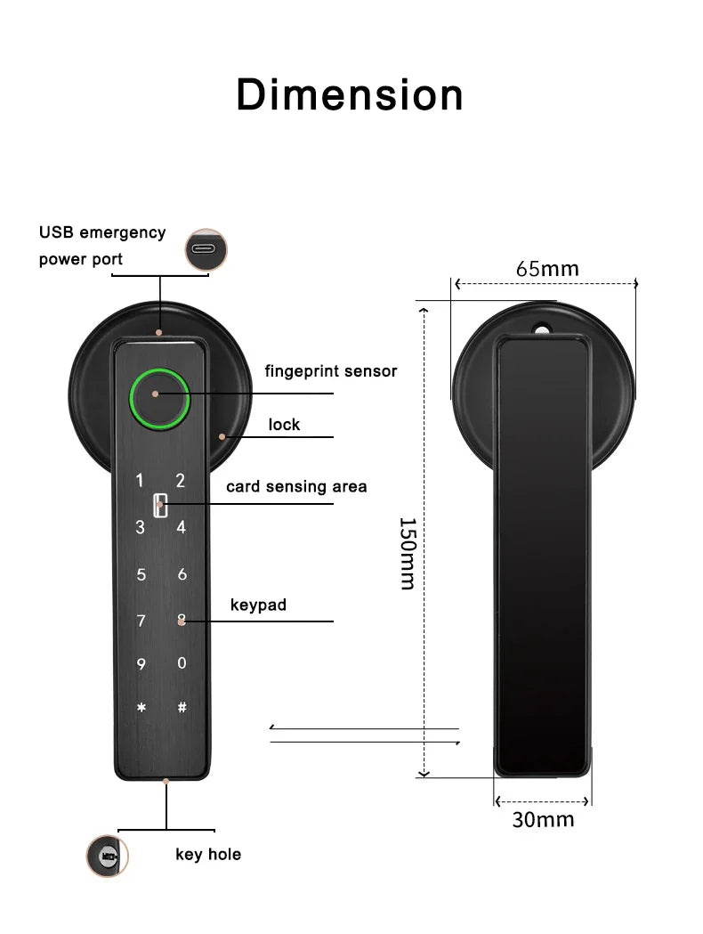 Smart Fingerprint Door Lock - Smart Shop (Online Store for wise shoppers) 