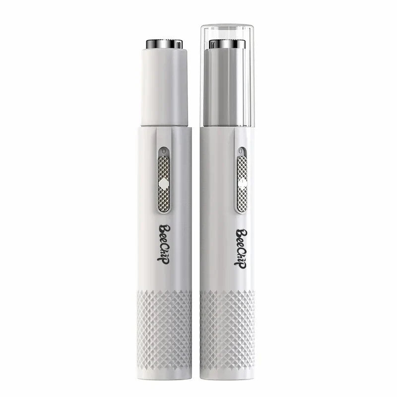 USB Rechargeable Nose and Ear Hair Trimmer – Unisex Metal Electric Shaver