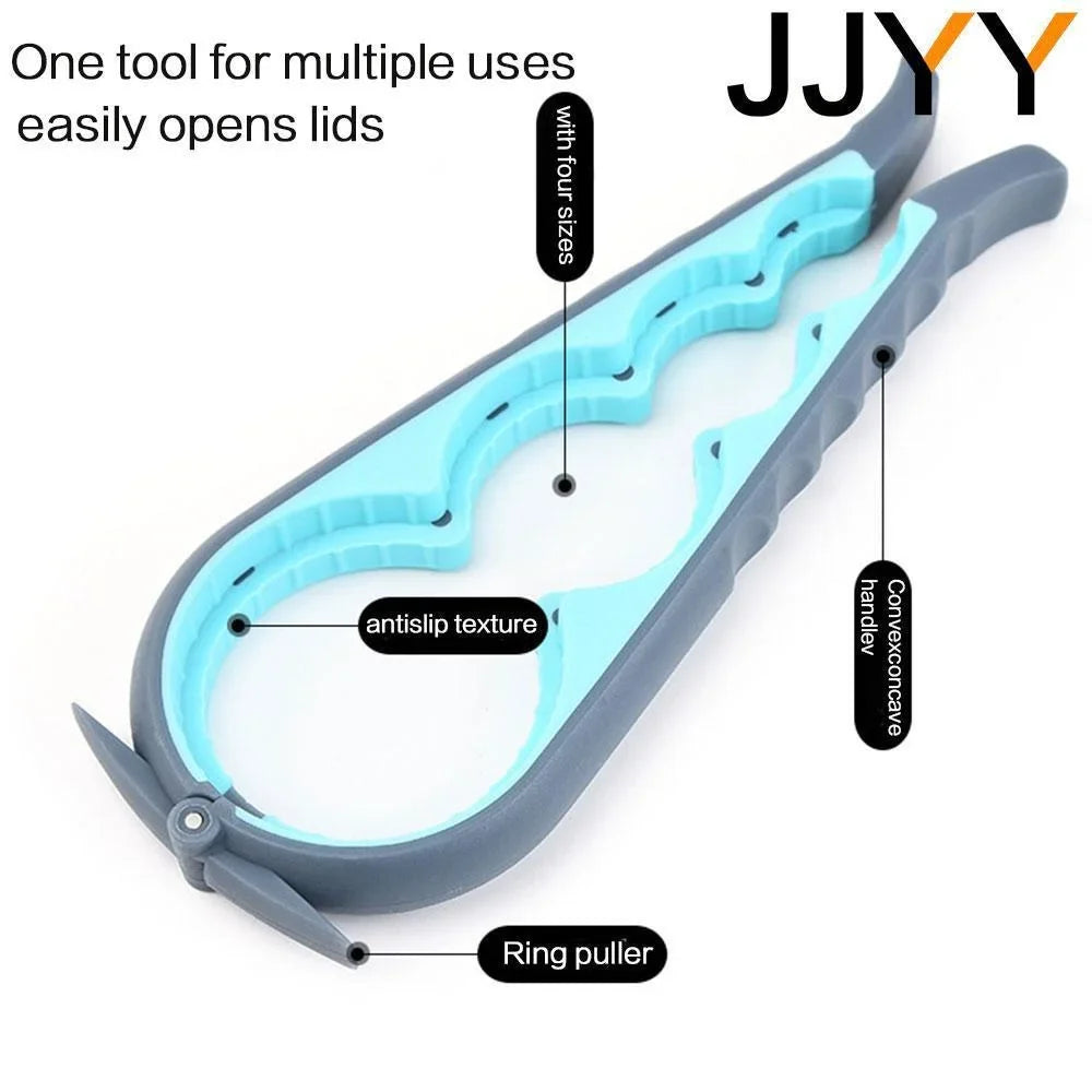 Multi-Functional Non-Slip Bottle and Jar Opener