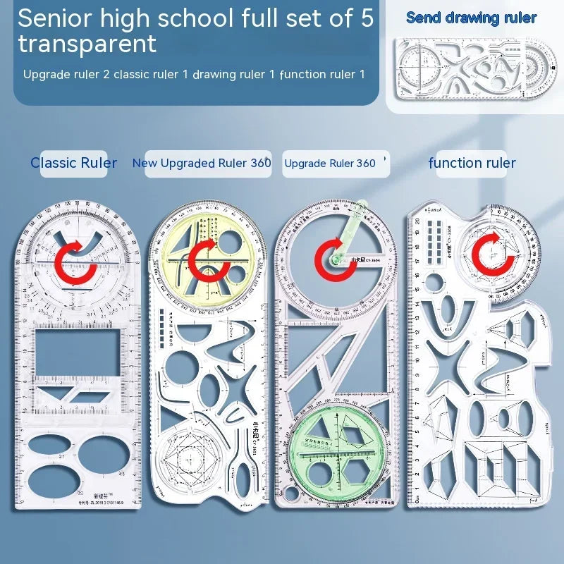 Rotatable Mathematical Geometry Ruler - Smart Shop (Online Store for wise shoppers) 