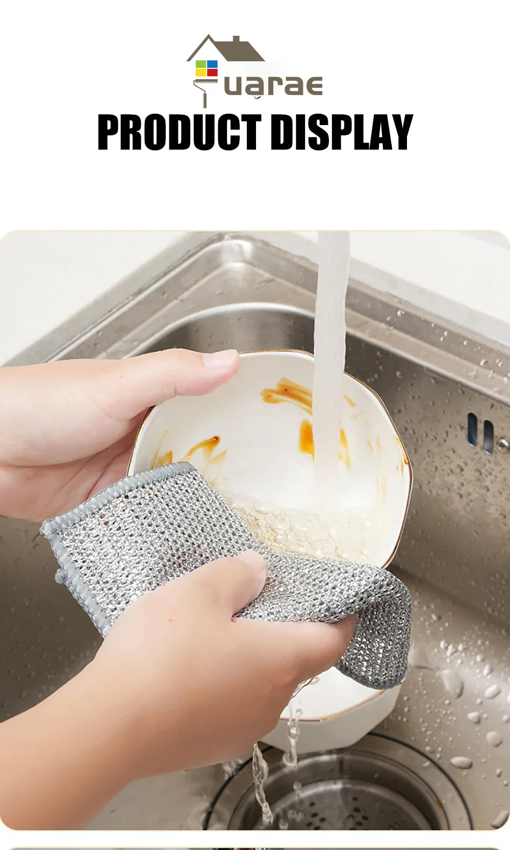 Microfiber Kitchen Dishwashing Cloth - Smart Shop (Online Store for wise shoppers) 