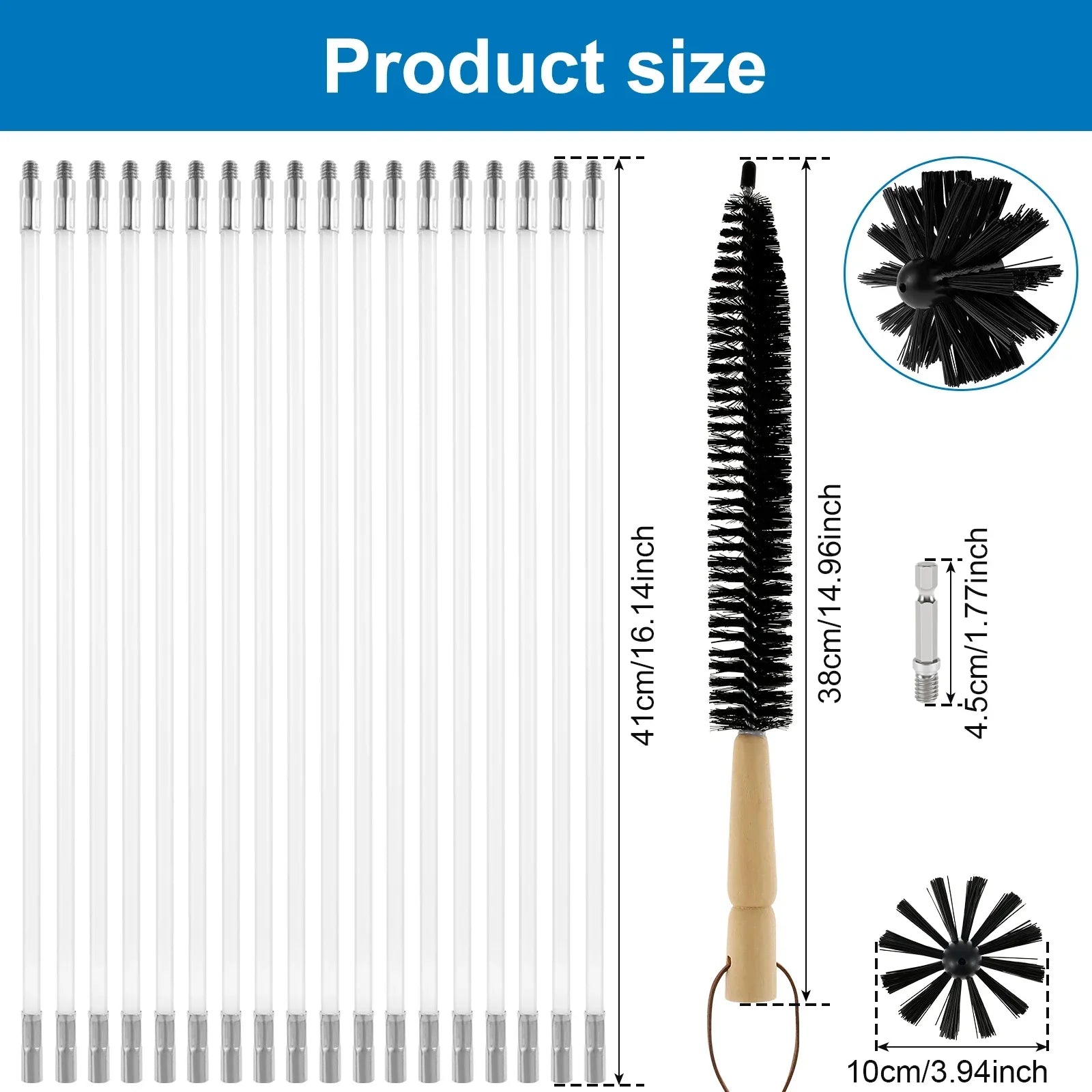 Chimney Cleaning Brush Kit - Smart Shop (Online Store for wise shoppers) 