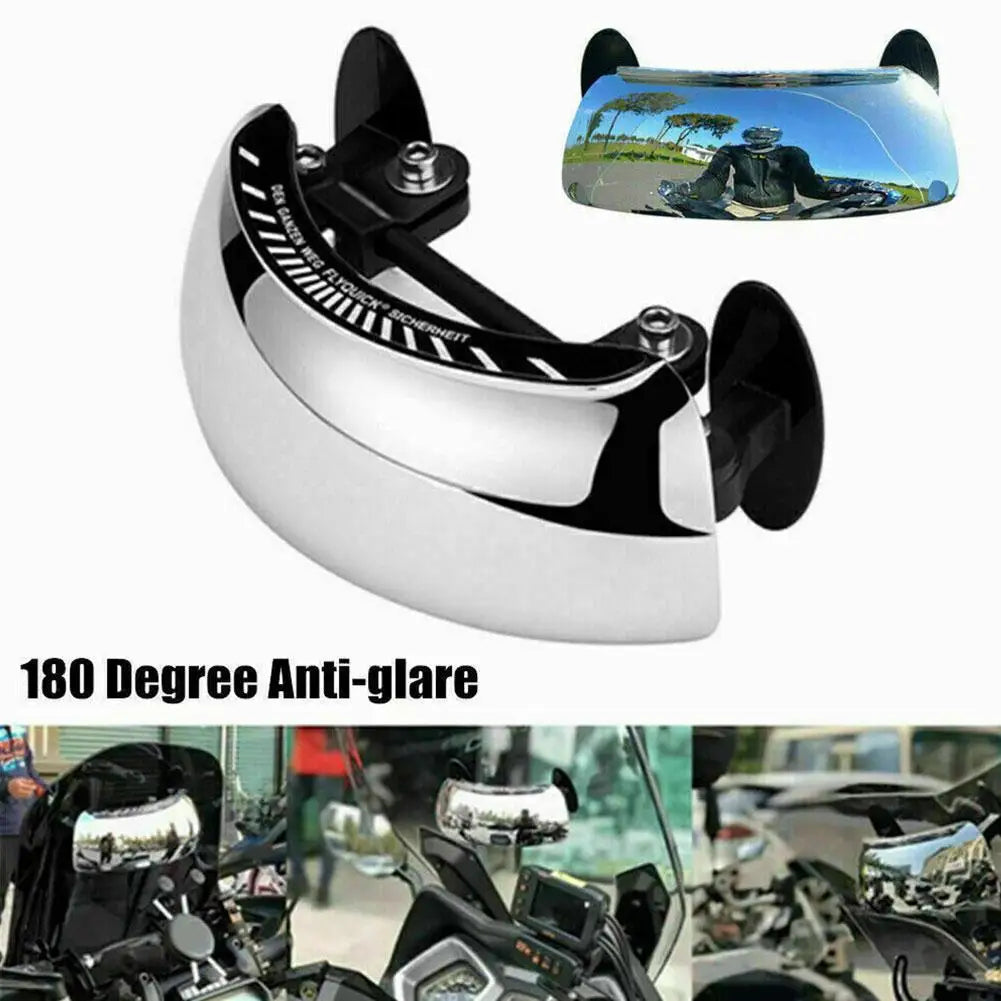 Motorcycle180 Degree Wide Angle Rearview Mirror - Smart Shop (Online Store for wise shoppers) 