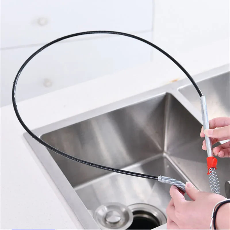 90cm Flexible Sink & Drain Grabber Tool – Long Reach Claw for Easy Blockage Removal