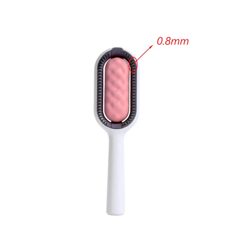 Double-Sided Pet Hair Removal Grooming Brush for Cats and Dogs