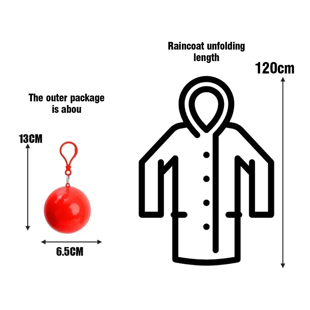 Mini  Disposable Raincoats Ball - Smart Shop (Online Store for wise shoppers) 