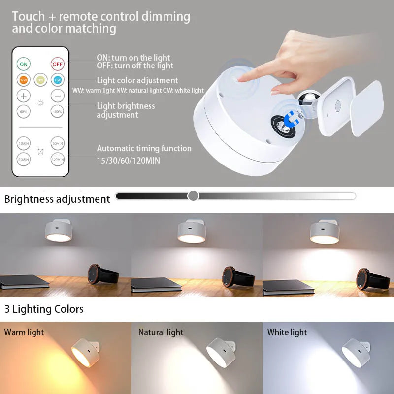 USB Magnetic Touch and Remote Control Spotlight - Smart Shop (Online Store for wise shoppers) 