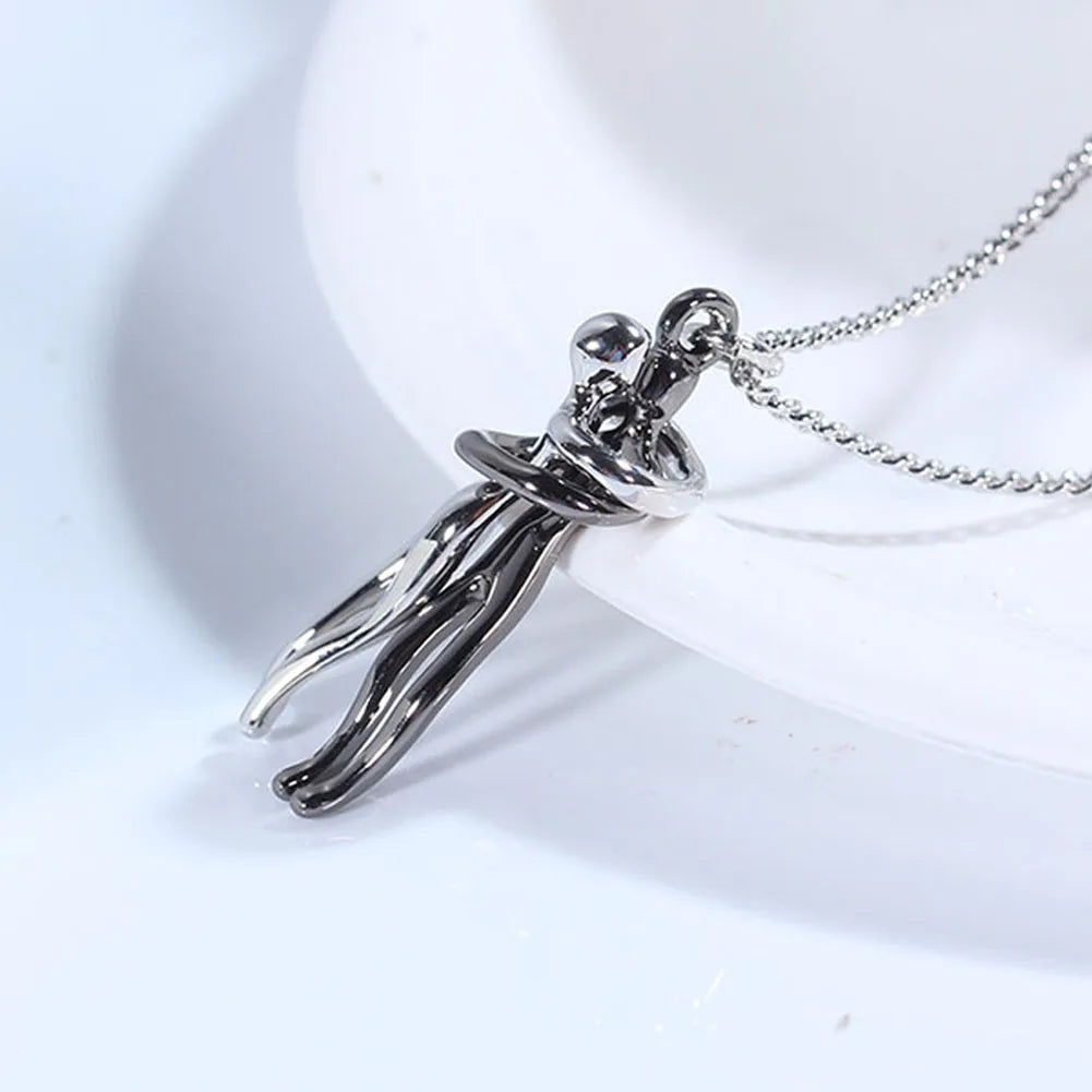 Fashion Hugging Pendant Necklace - Smart Shop (Online Store for wise shoppers) 