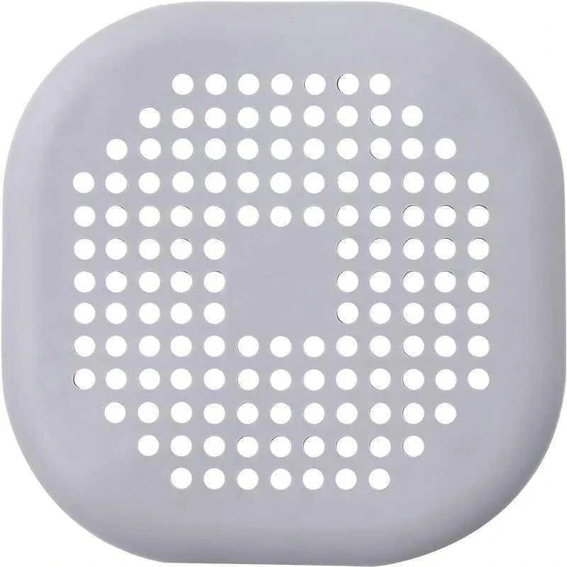 Silicone Square Shower Drain Cover - Anti-Clogging Strainer for Sink and Shower