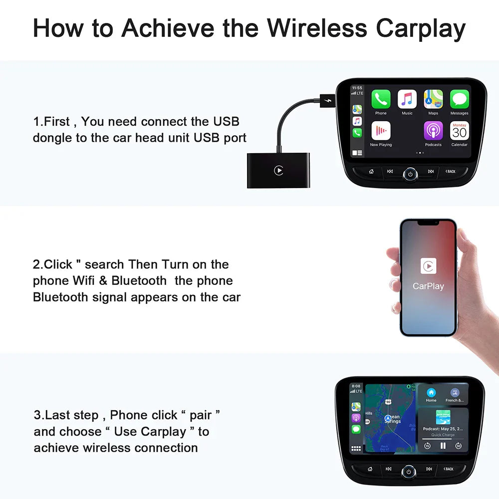 USB Wireless CarPlay Adapter - Smart Shop (Online Store for wise shoppers) 