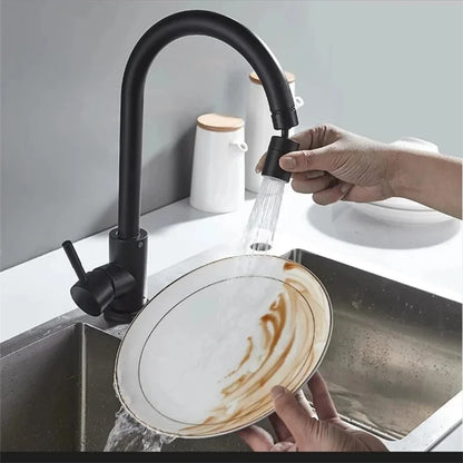 360° Adjustable Dual-Mode Kitchen Faucet Spray Head with Filter