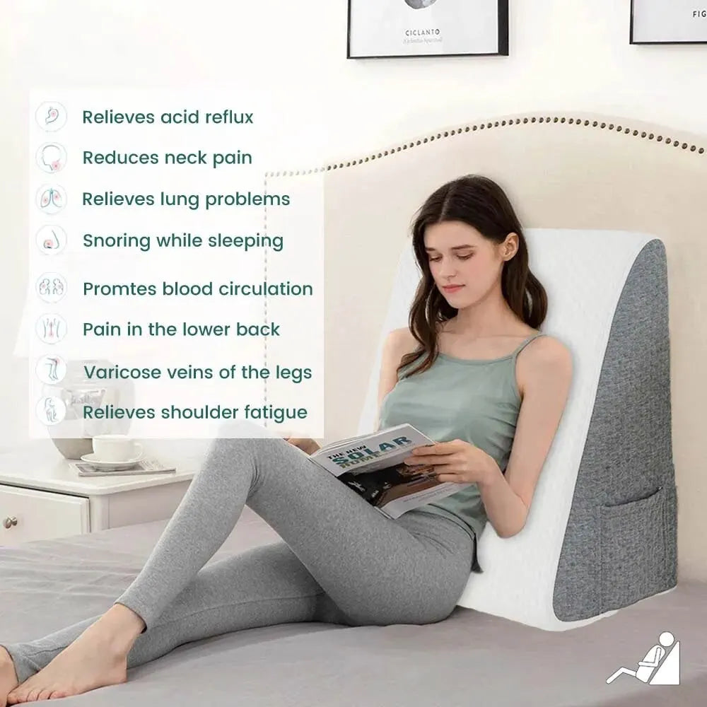 Memory Foam Wedge Pillow - Smart Shop (Online Store for wise shoppers) 