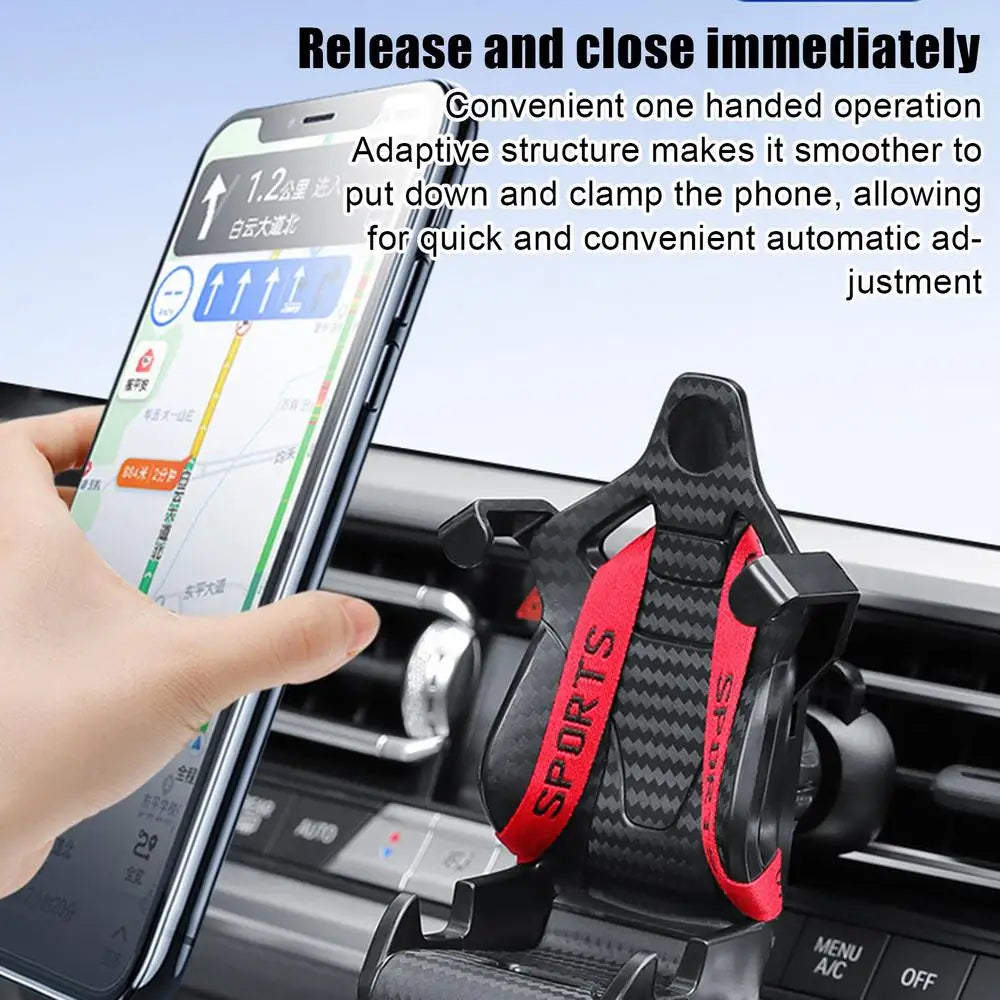 Racing Seat Car Air Vent Mobile Holder - Smart Shop (Online Store for wise shoppers) 