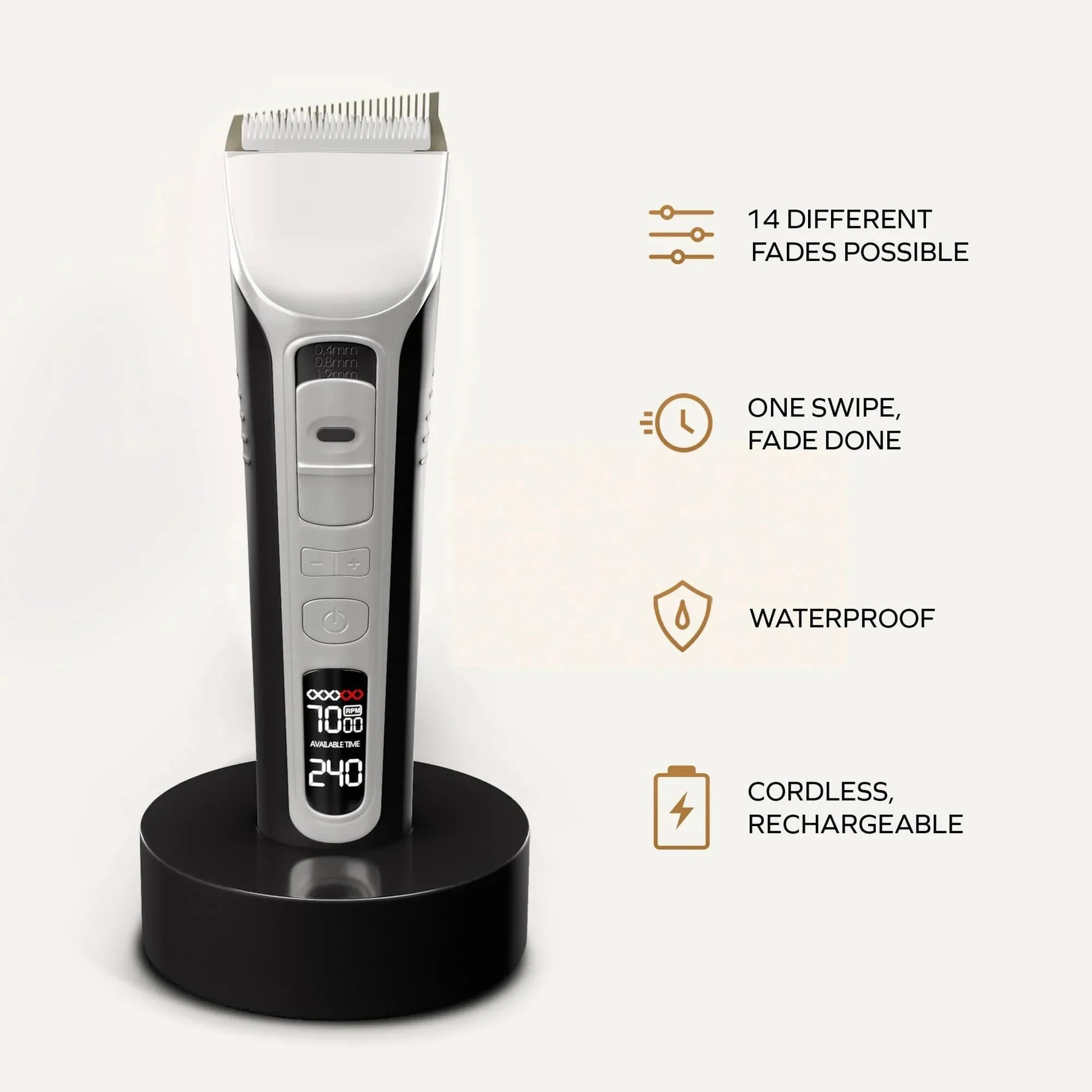 Professional LCD Inclined Hair Trimmer - Smart Shop (Online Store for wise shoppers) 