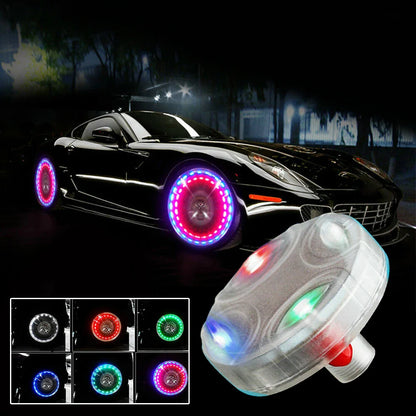 RGB Car Wheel Valve Cap Light - Smart Shop (Online Store for wise shoppers) 