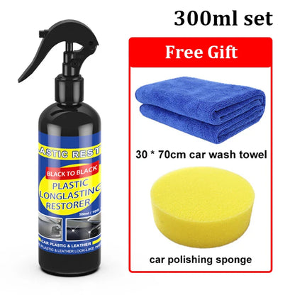 Ultimate Car Plastic and Leather Restorer - High-Gloss Finish