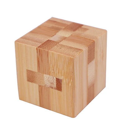 Wooden Kong Ming & Lu Ban Lock 3D IQ Puzzle Toy