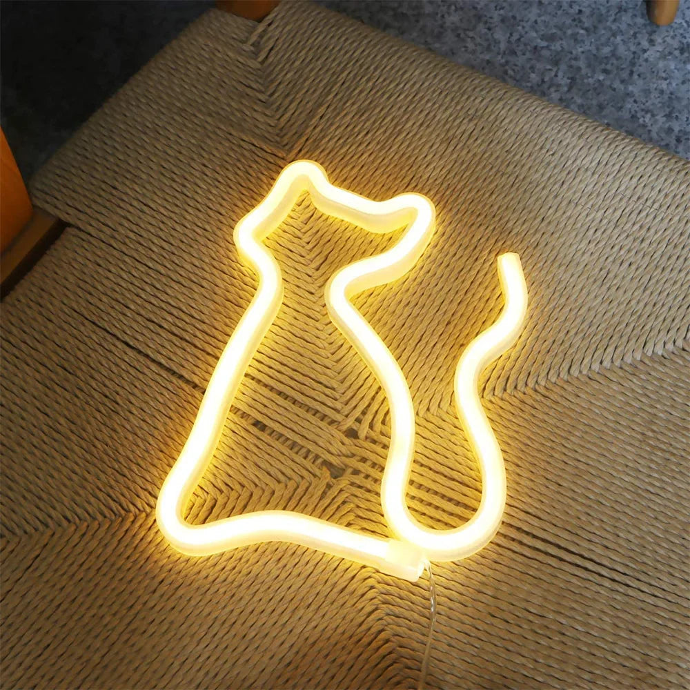 USB/Battery-Powered LED Neon Sign