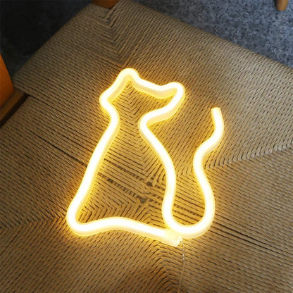 USB/Battery-Powered LED Neon Sign