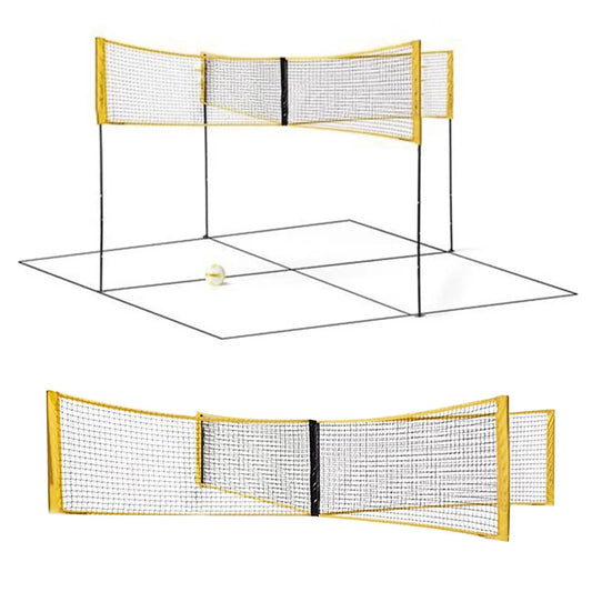 4-Way Square Volleyball Net Set - Smart Shop (Online Store for wise shoppers) 