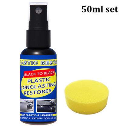 Ultimate Car Plastic and Leather Restorer - High-Gloss Finish