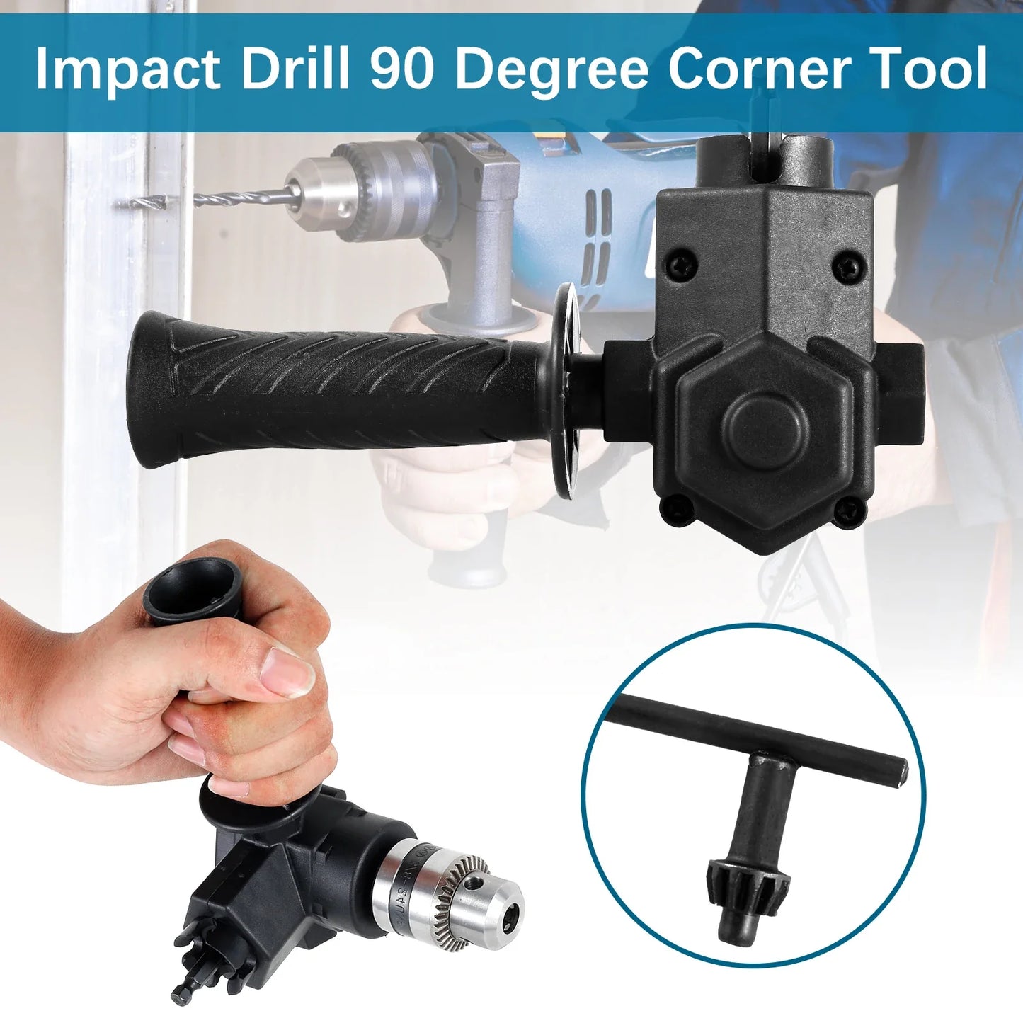 90 Degree Right Angle Drill Bit Adapter - Smart Shop (Online Store for wise shoppers) 