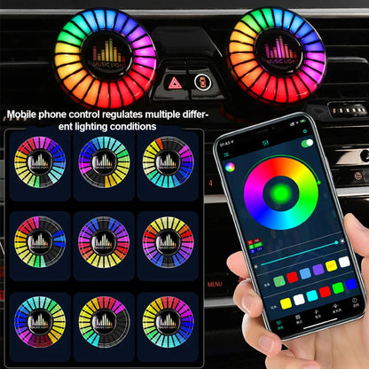 Car Aromatherapy Rhythm Light 1Pc - Smart Shop (Online Store for wise shoppers) 