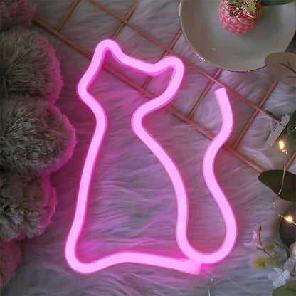 USB/Battery-Powered LED Neon Sign