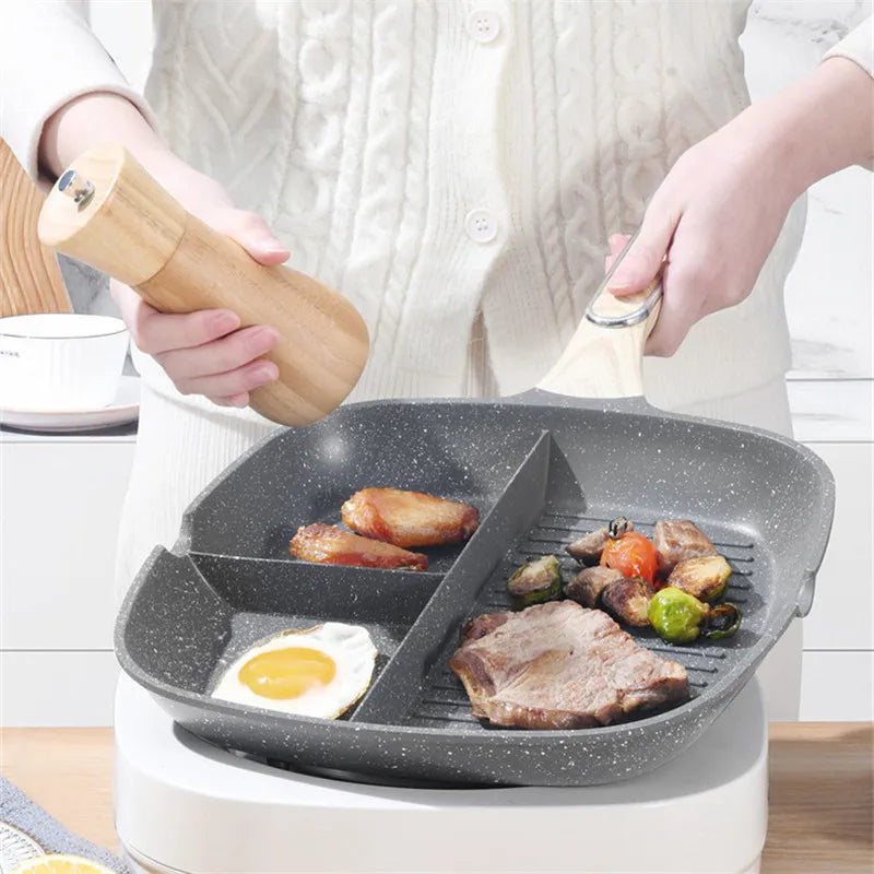 Multifunctional 3 In 1 Non-Stick Frying Pan - Smart Shop (Online Store for wise shoppers) 